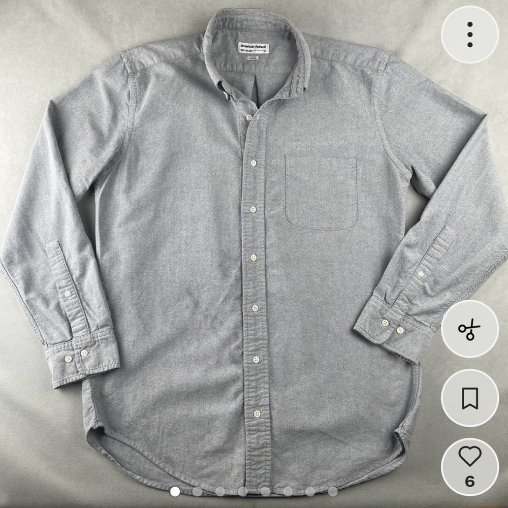American Apparel Unisex Button Down